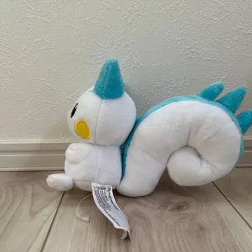 포켓몬 센터 파치리스 봉제 인형 길이 약 15cm 화이트 스카이블루