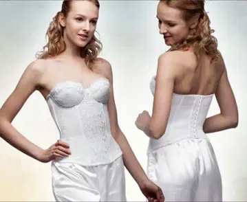 브라이덜 이너 코르셋 화이트