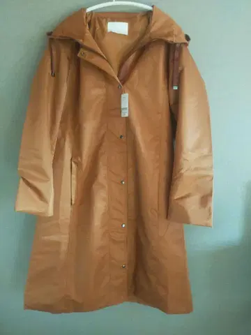 오렌지 방풍 발수 모즈 코트 7AR 테라코타 모토마치 제라르 Zelal