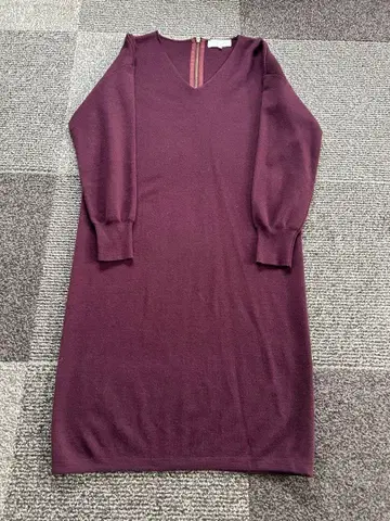 B:MING byBEAMS 와인 레드 색상 원피스