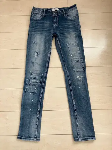 고스타 루지 푸가 데미지 스키니 청바지