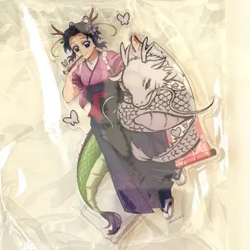 귀멸의 칼날 ufotable 아크릴 피규어 새해 갑진년 코쵸우 시노부