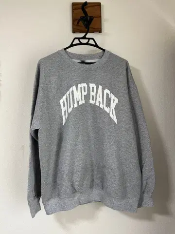 HUMP BACK 맨투맨 그레이