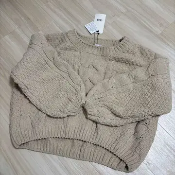 제이다 GYDA 베이지 니트 스웨터 사이즈 F