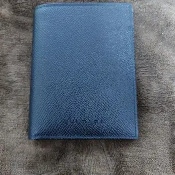 BULGARI 블랙 접이식 지갑