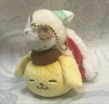 대폭 할인 [새상품 택 포함] 폼폼푸딩 누워있는 양말 마스코트 크리스마스