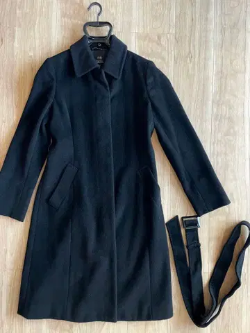 23구 블랙 롱 코트