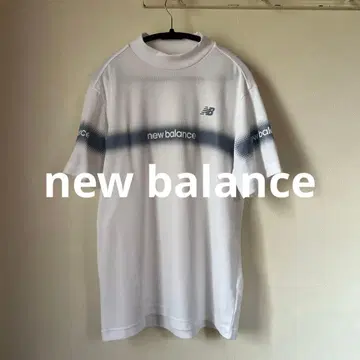 new balance 남성용 골프 셔츠 화이트