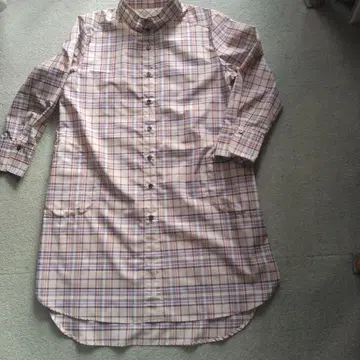 246 체크 무늬 긴팔 셔츠