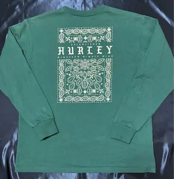 Hurley 반다나풍 백 프린트 롱 슬리브 셔츠