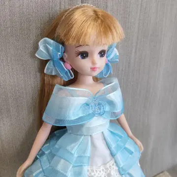 리카짱 의류 아이돌 코스튬 (블루)