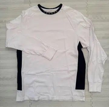 CRONOS 긴팔 T셔츠 화이트/블랙