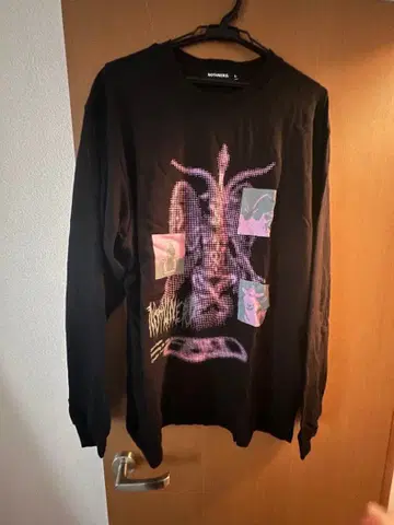 NOT4NERD 블랙 긴팔 티셔츠 L