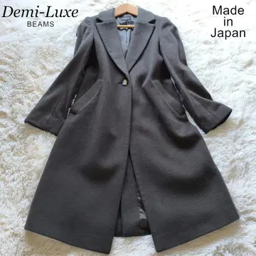 Demi-Luxe BEAMS 울 비버 체스터 코트 일본제 S