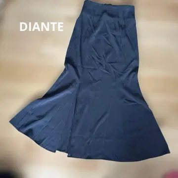 DIANTE 블랙 머메이드 스커트