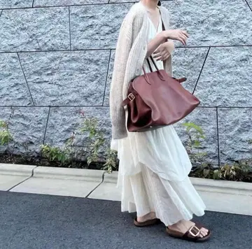 마루바야시 히로나 x CASA FLINE 가디건 세트 드레스