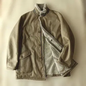 새상품급 INSPIRE 페이크 무스탕 코트