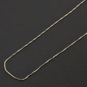 빈티지 이탈리아 실버 925 박스 체인 목걸이 1.7g