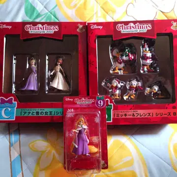 크리스마스 오너먼트 복권 디즈니 B상 C상 라푼젤 3종 세트