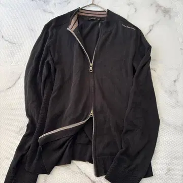 새상품급 CALVIN KLEIN JEANS 드라이버즈 니트 블랙