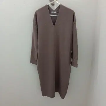 STYLE DELI V넥 긴팔 원피스