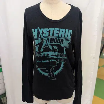 가격 인하 불가 363 HYSTERIC GLAMOUR 블랙 긴팔 T셔츠