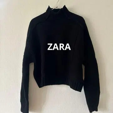 ZARA 크롭 니트 새상품급!