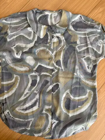 CORDIER 반팔 셔츠 그레이 계열