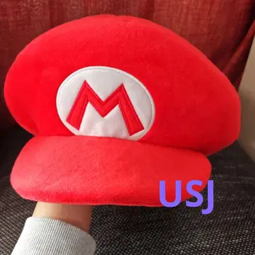 USJ 슈퍼 닌텐도 월드 마리오 모자 봉제 인형 햇