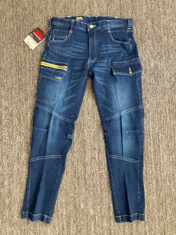 도라이치 스트레치 데님 워크 팬츠 LL 새상품 TORA 8940-219