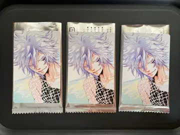 아마노 아키라 전시회 셀카풍 트레이딩 카드 하쿠란 3장