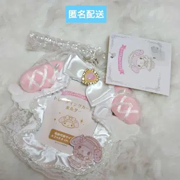 산리오 화이트 프릴 카드용 홀더 마이멜로디 엔조이 아이돌 시리즈