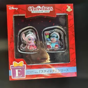 해피 복권 디즈니 크리스마스 오너먼트 E상 스티치 시리즈