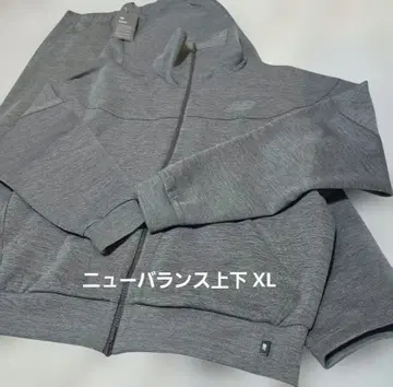 뉴발란스 맨투맨 상하의 세트 XL 그레이 고급스러움 있는 원단입니다