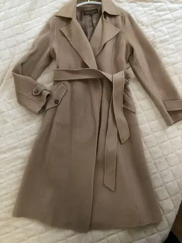 BALLSEY 베이지 롱 코트 38