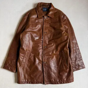 GAP 카코트 소가죽 브라운 빈티지 L