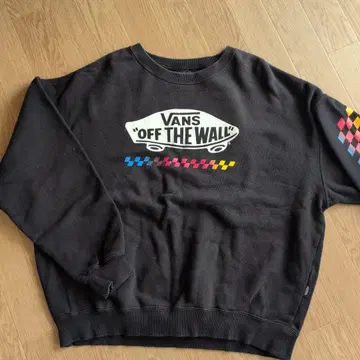 VANS 오프 더 월 맨투맨 M 블랙