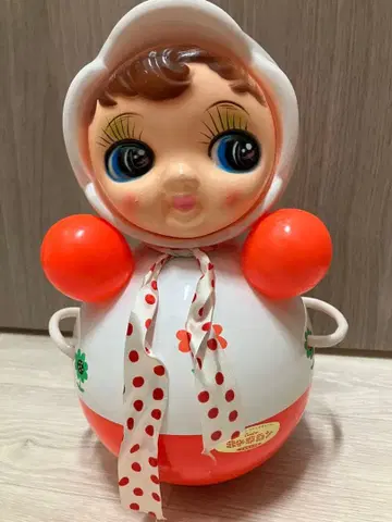 쇼와 레트로 당시물 오키아가리코보시 플라워 캐네론 레어 앤티크