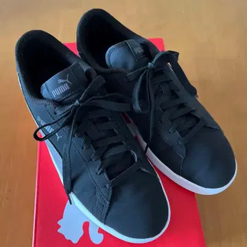 새상품급 26cm PUMA 블랙 스니커즈 SOFTFOAM +