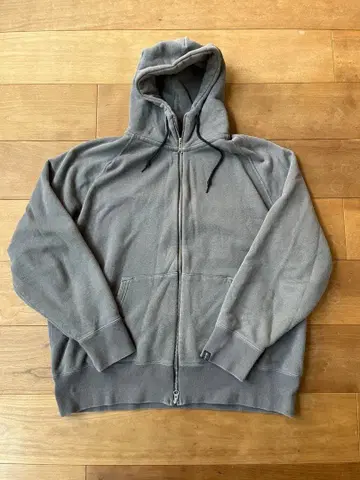 MHL, 풀 집업 후드티 XL 루프 휠러 LOOPWHEELER