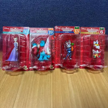 2025년 크리스마스 오너먼트 피규어 4체 세트 럭키 쿠지