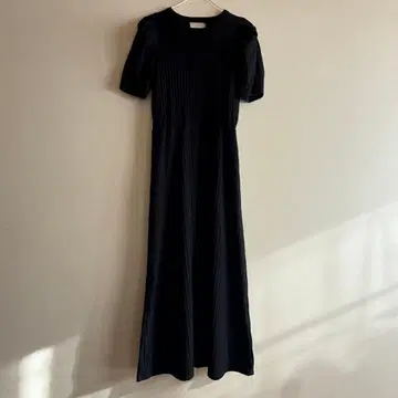 FREE'S MART 반팔 플리츠 롱 원피스 FR 니트 원피스 원피스