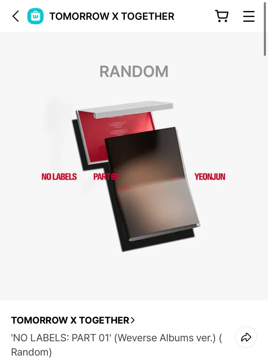 txt yeonjun solo unsealed album weverse version