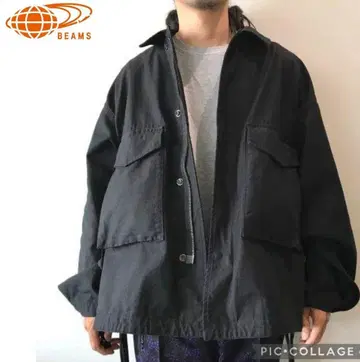 새상품급 완판 BEAMS M65 숏 블루종 밀리터리 블랙