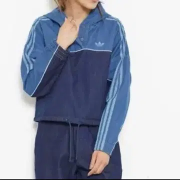 아디다스 오리지널 DENIM HOODIE 데님 후디 인디고