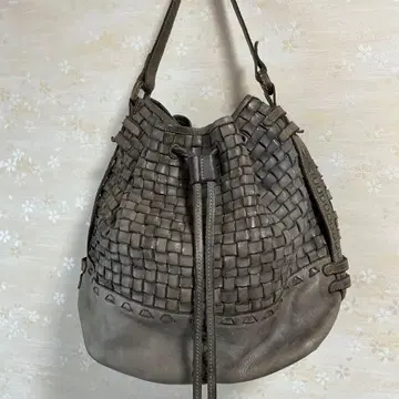 robita 메쉬 가죽 백