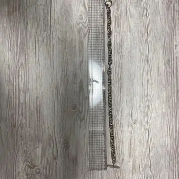 체인 당크레 목걸이 925 각인 있음 약 50cm T바 방식