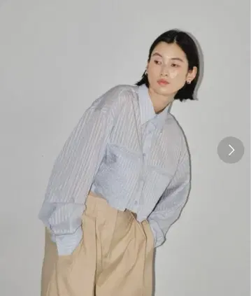 TODAYFUL 스트라이프 숏 셔츠