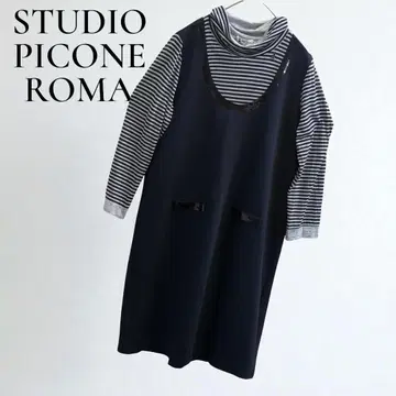 STUDIO PICONE ROMA 여성용 무릎 기장 원피스 일본제