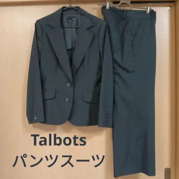 Talbots 팬츠 수트 자켓 팬츠 블랙 스트라이프 수트